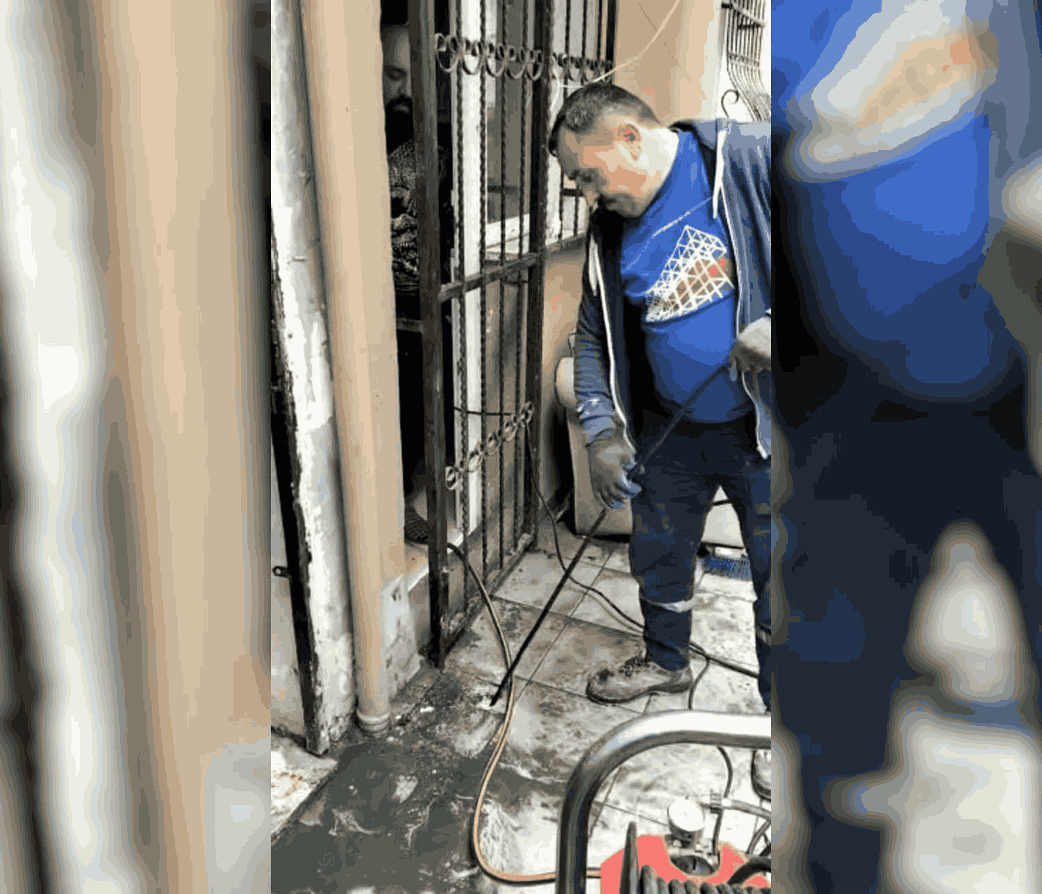 Yüksek basınçlı su jeti ile endüstriyel boru yıkama ve temizleme