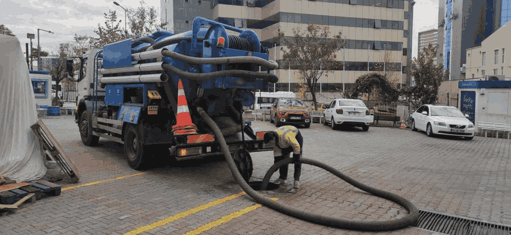 Logar temizleme ve kombine vidanjör çalışması